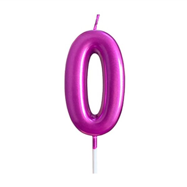 Κεράκι-Γενεθλίων-Happy-Birthday-Candle-Αριθμός-0