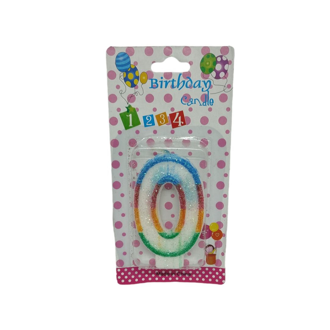 Κεράκι-Γενεθλίων-Rainbow-Birthday-Candle-Αριθμός-0-2