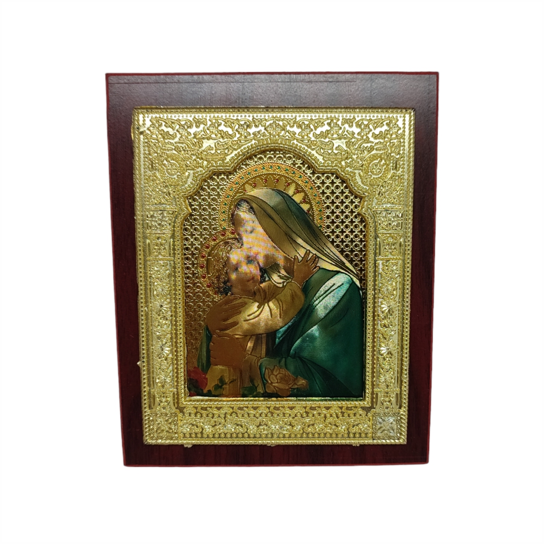 Ξύλινη-Εικόνα-σε-Κορνίζα-11x13cm