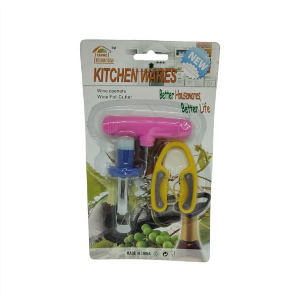 Πλαστικό-Σετ-Ανοιχτήρι-Μπουκαλιών-Wine-Openers