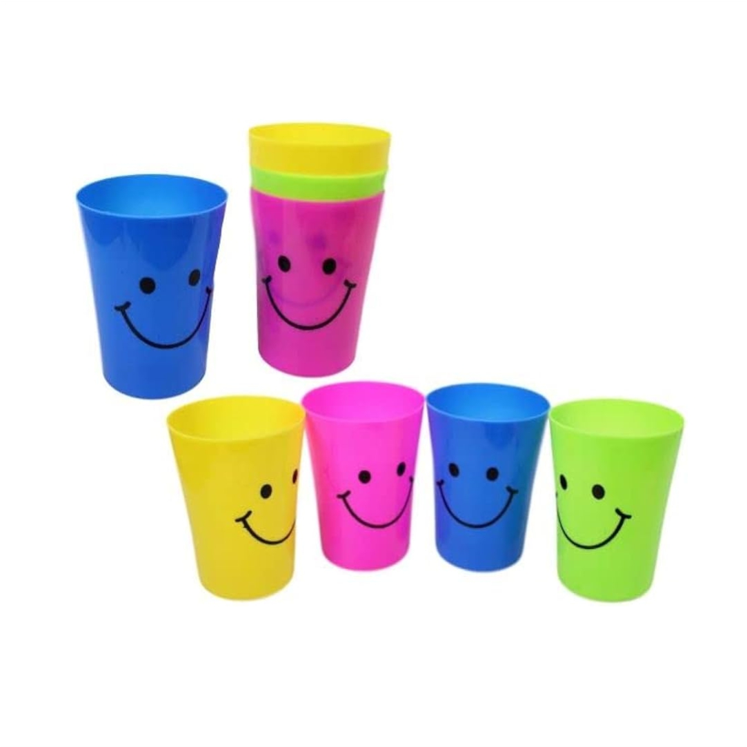 Σετ-4τμχ-Πλαστικά-Ποτήρια-Χαμόγελο-1