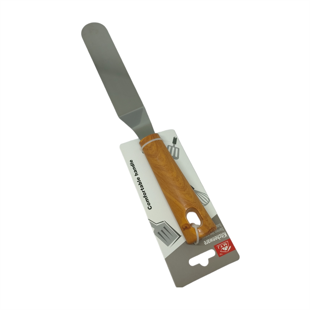 Σπάτουλα-Μαγειρικής-με-Ξύλινη-Λαβή-30cm-1