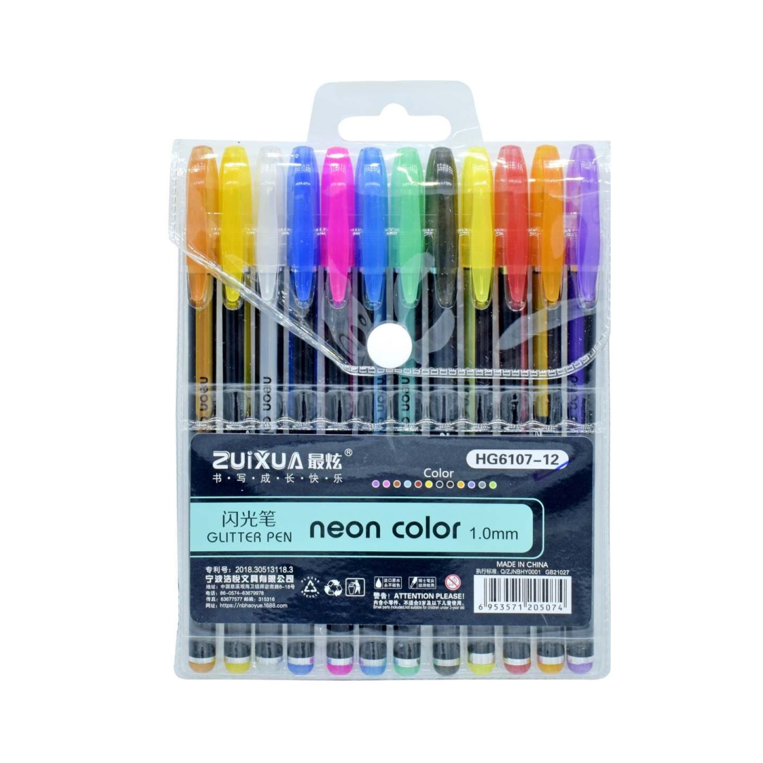 Στυλό-Neon-με-Πολύχρωμο-Mελάνι-12τμχ-Neon-Color-HG6107-12-2