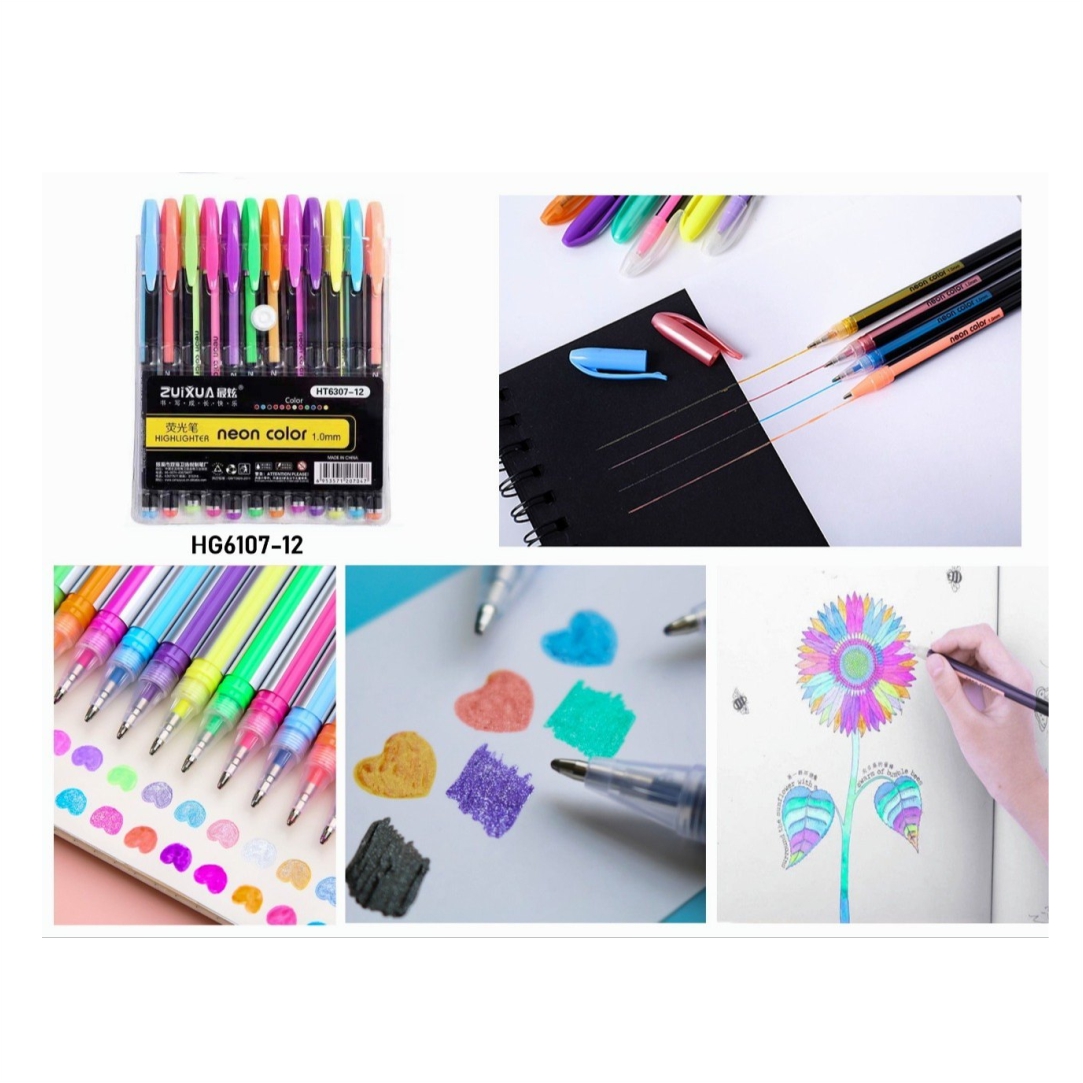 Στυλό-Neon-με-Πολύχρωμο-Mελάνι-12τμχ-Neon-Color-HG6107-12-3