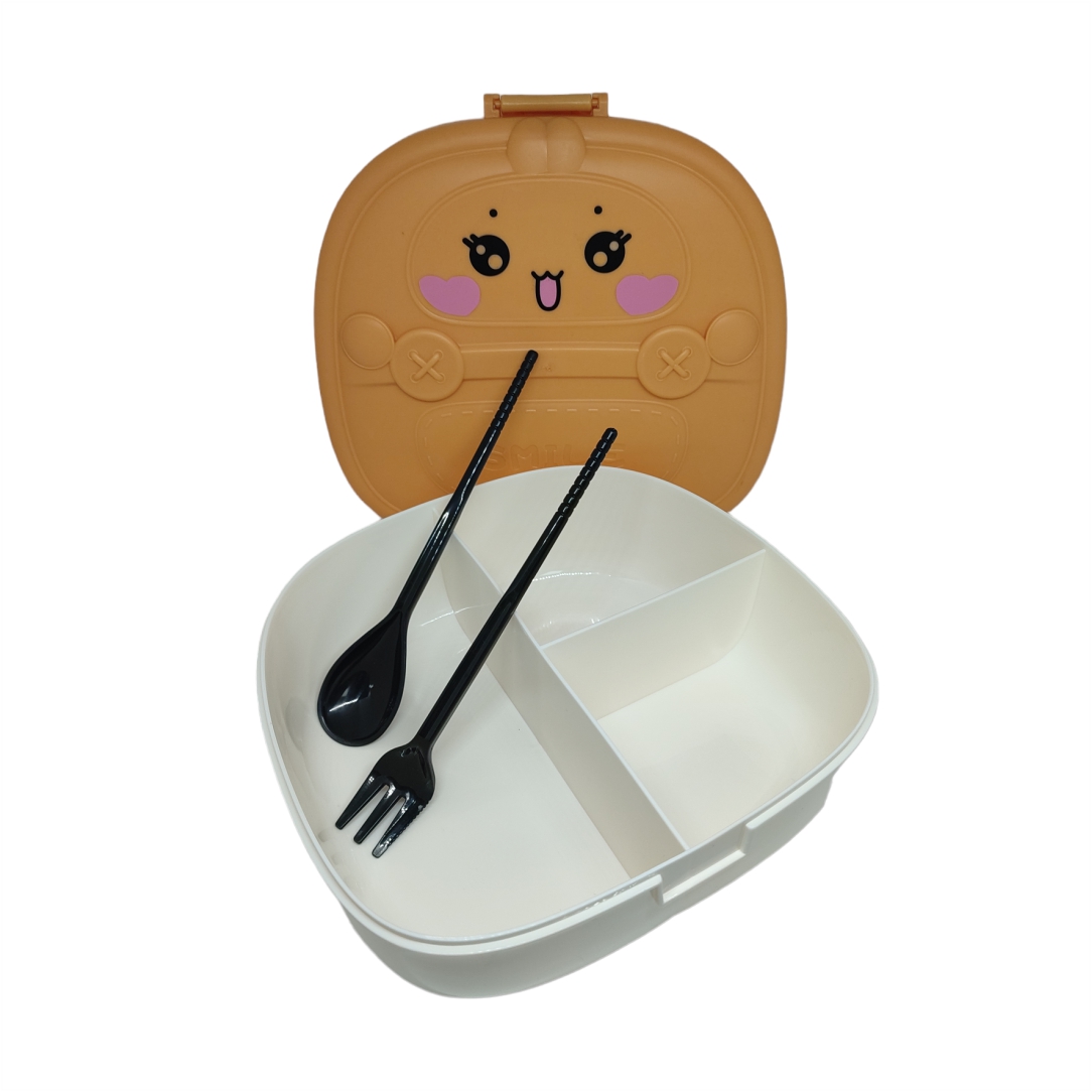 Τάπερ-Δοχείο-Φαγητού-με-3-Χωρίσματα-Smile