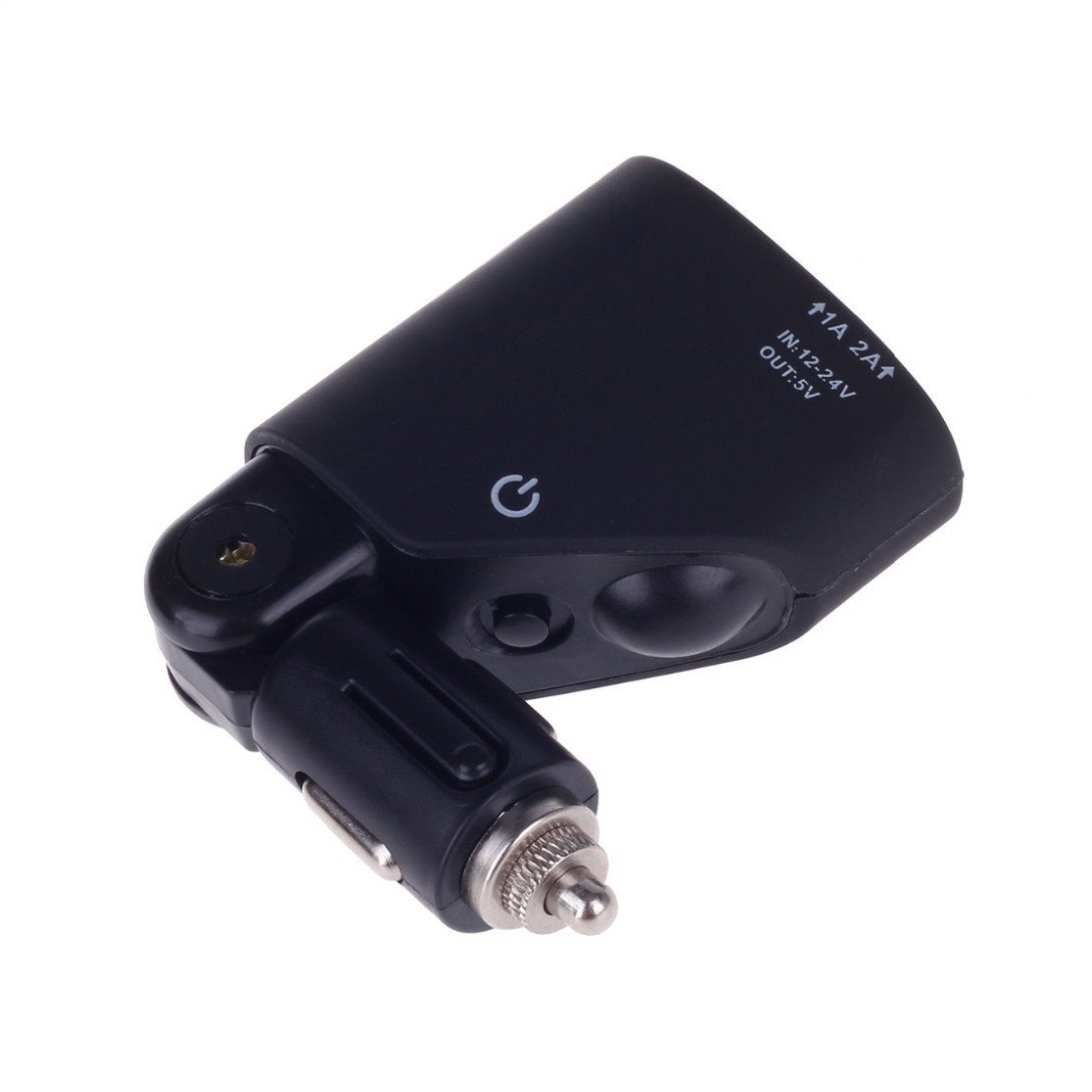Φορτιστής-Αυτοκινήτου-με-2-Θύρες-USB-και-1-Θύρα-Αναπτήρα-Olesson-2