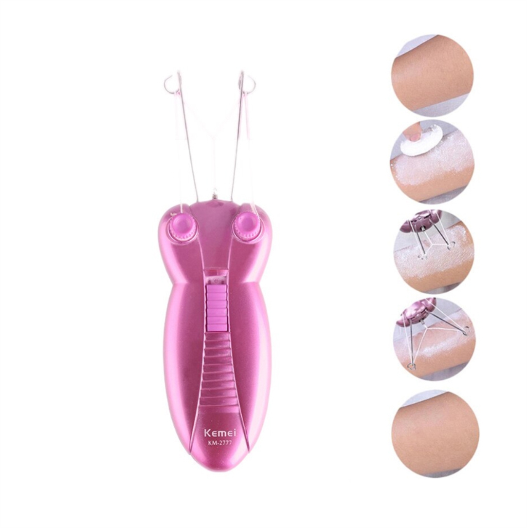 Επαναγορτιζόμενη-Συσκευή-Αποτρίχωσης-με-Κλωστή-Kemei-KM-2777-3