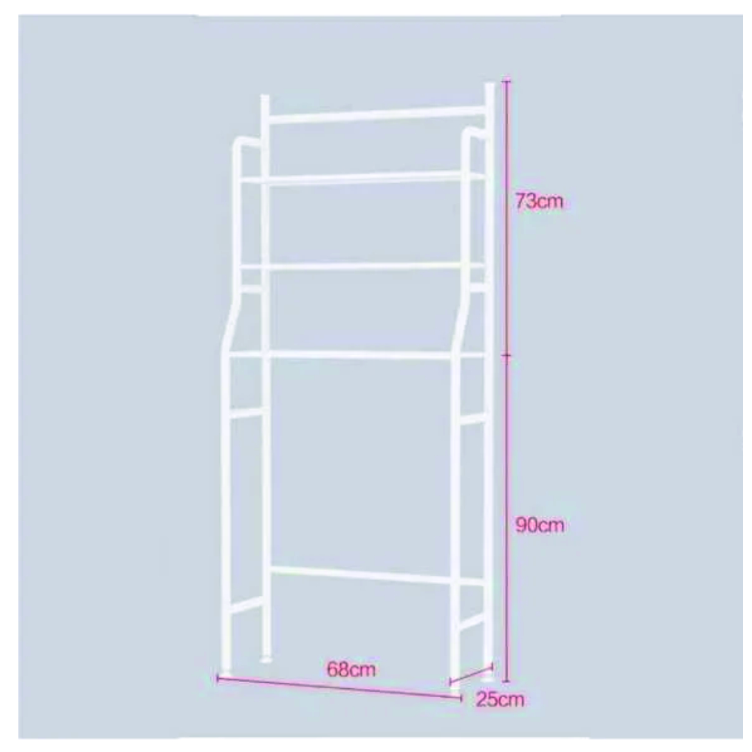 Μεταλλική-Ραφιέρα-Μπάνιου-για-το-Πλυντήριο-Laundry-Rack-3
