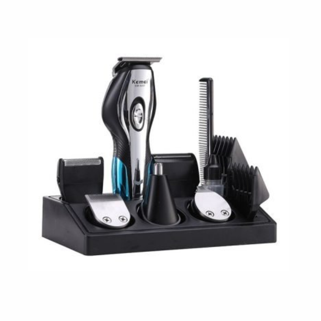 Σετ-Επαναφορτιζόμενης-Κουρευτικής-Μηχανής-Kemei-KM-5031