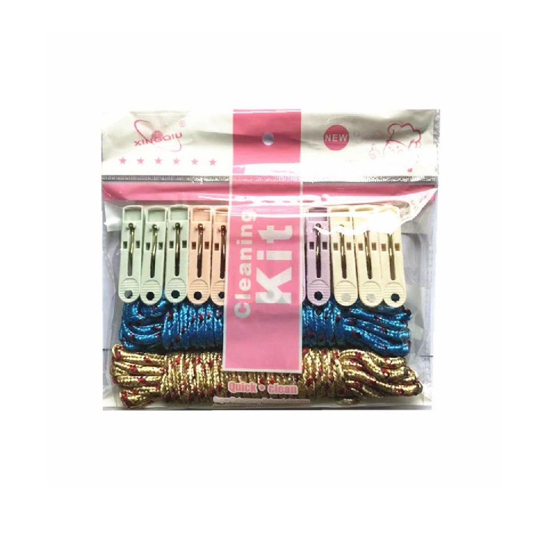 Σετ-Σχοινί-Απλώματος-με-Μανταλάκια-Cleaning-Kit