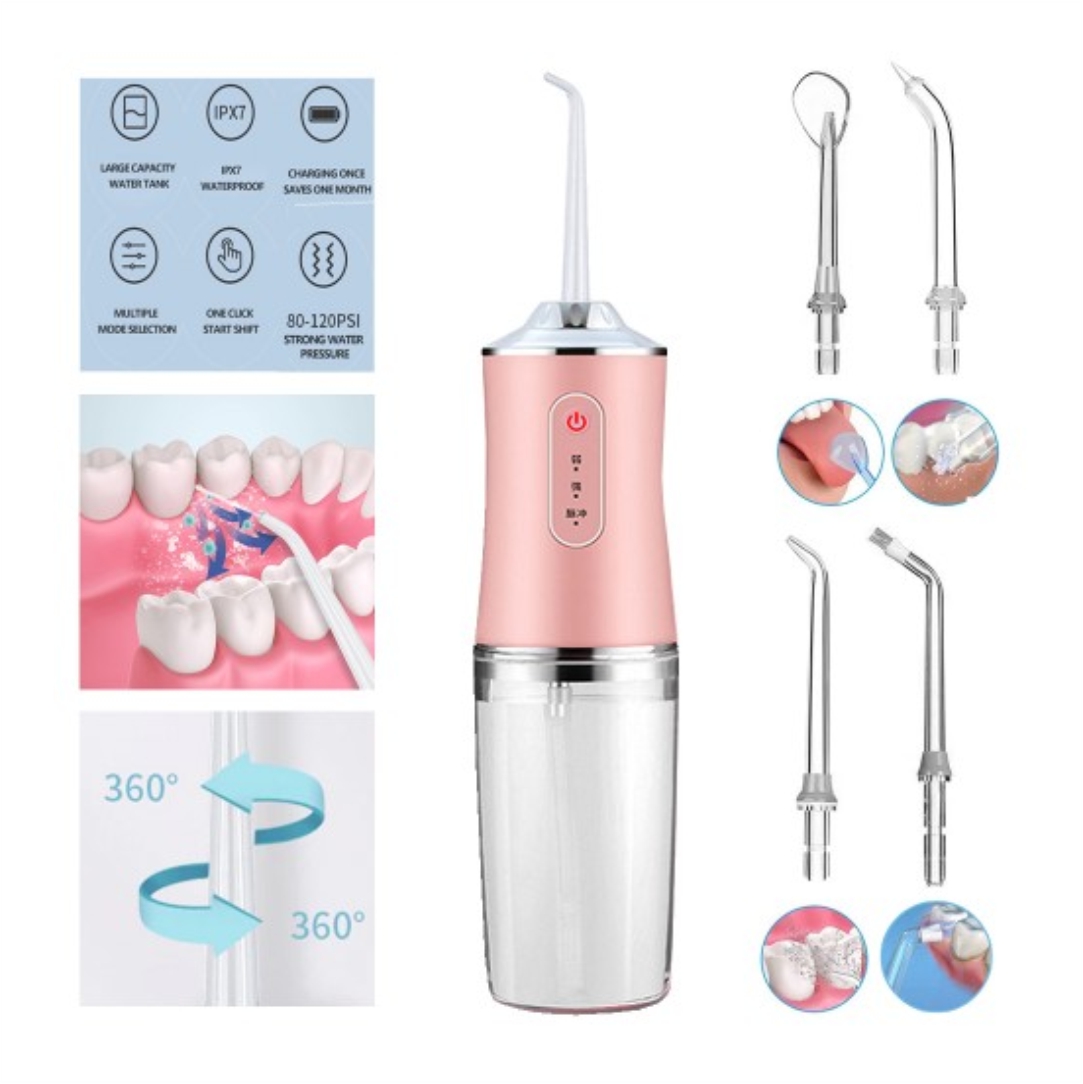 Φορητή-Συσκευή-Καθαρισμού-Δοντιών-με-Πίεση-Νερού-Oral-Irrigator-6886-2