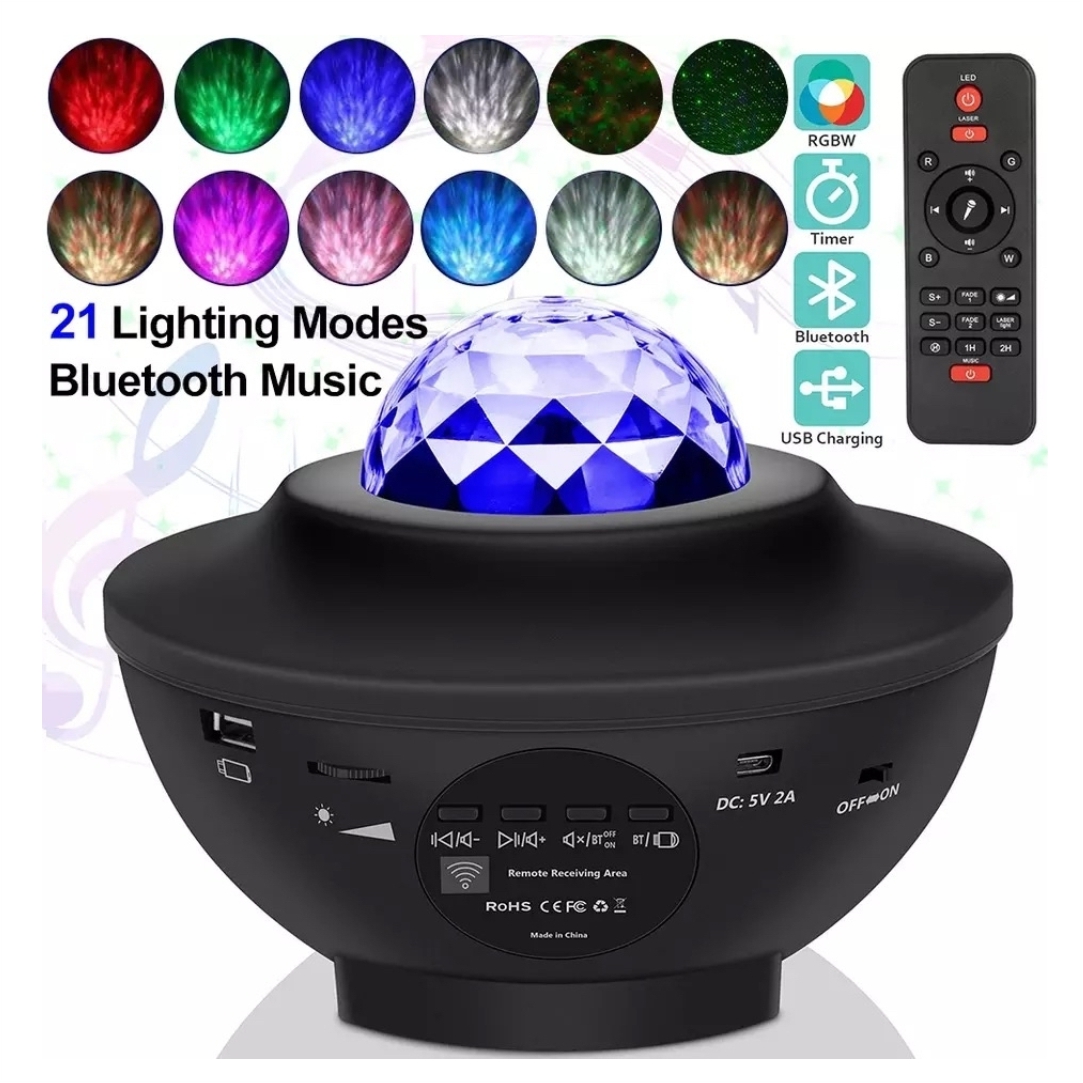 Led-Περιστρεφόμενο-Φωτιστικό-Projector-με-Ήχο-1