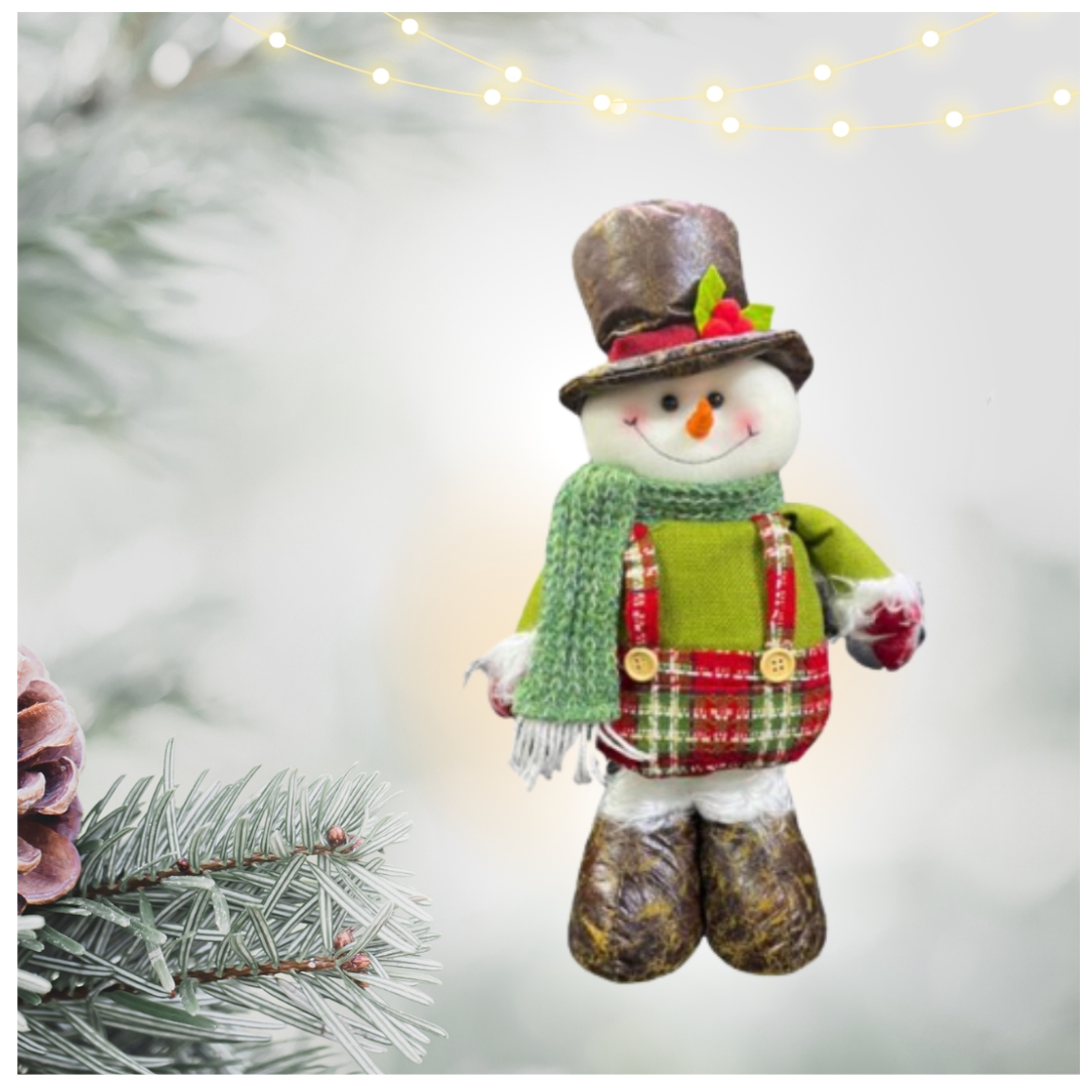 Διακοσμητικός-Χριστουγεννιάτικος-Χιονάνθρωπος-με-Πτυσσόμενα-Πόδια-1