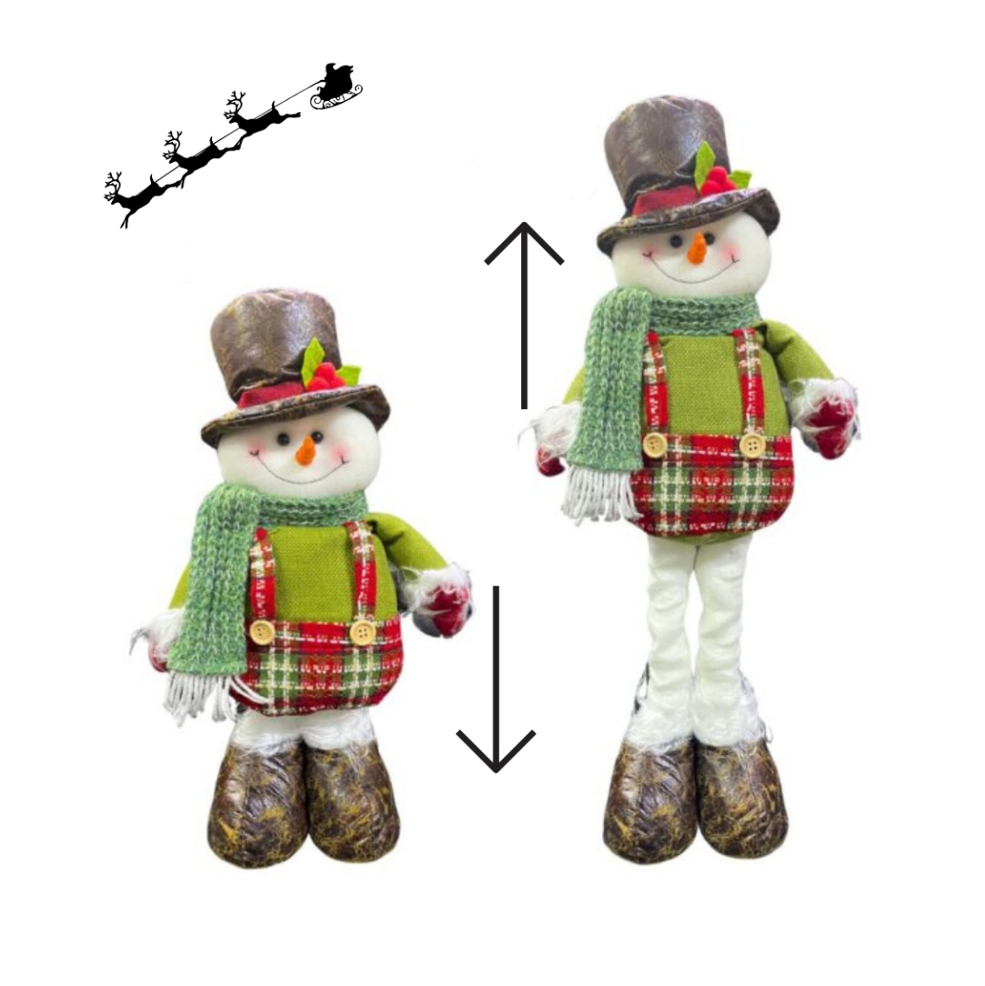 Διακοσμητικός-Χριστουγεννιάτικος-Χιονάνθρωπος-με-Πτυσσόμενα-Πόδια-2