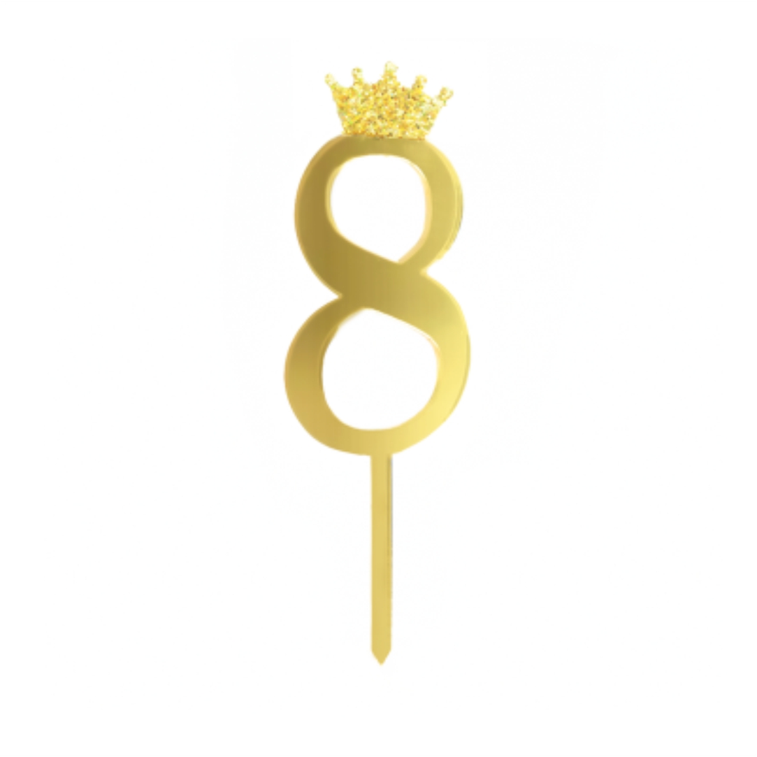 Διακοσμητικό-Τούρτας-Cake-Topper-Αριθμός-8