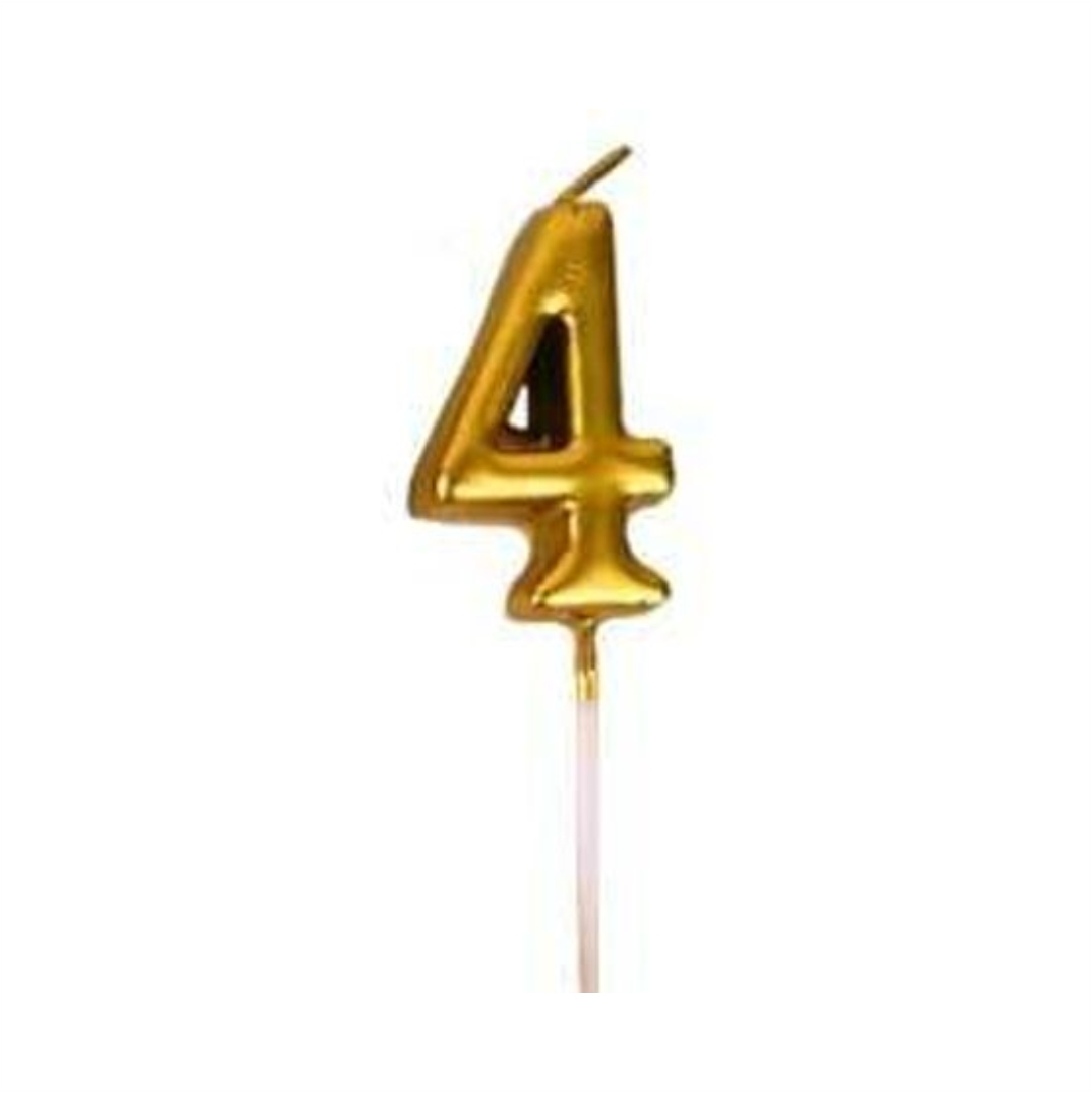 Κεράκι-Γενεθλίων-Happy-Birthday-Αριθμός-4