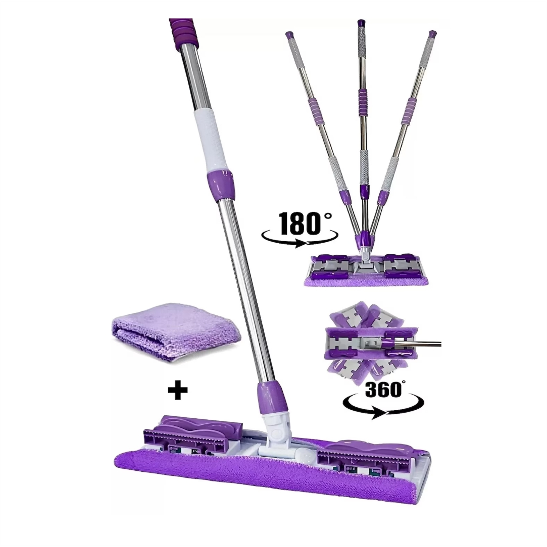 Σφουγγαρίστρα-Παρκετέζα-με-Τηλεσκοπικό-Κοντάρι-Glamp-Cloth-Mop-1866-2