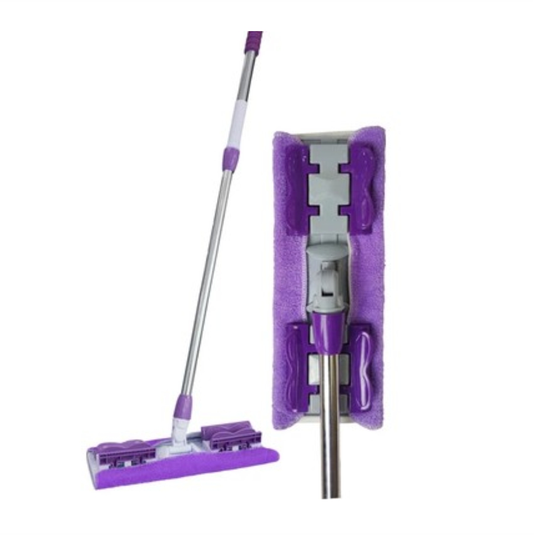 Σφουγγαρίστρα-Παρκετέζα-με-Τηλεσκοπικό-Κοντάρι-Glamp-Cloth-Mop-1866