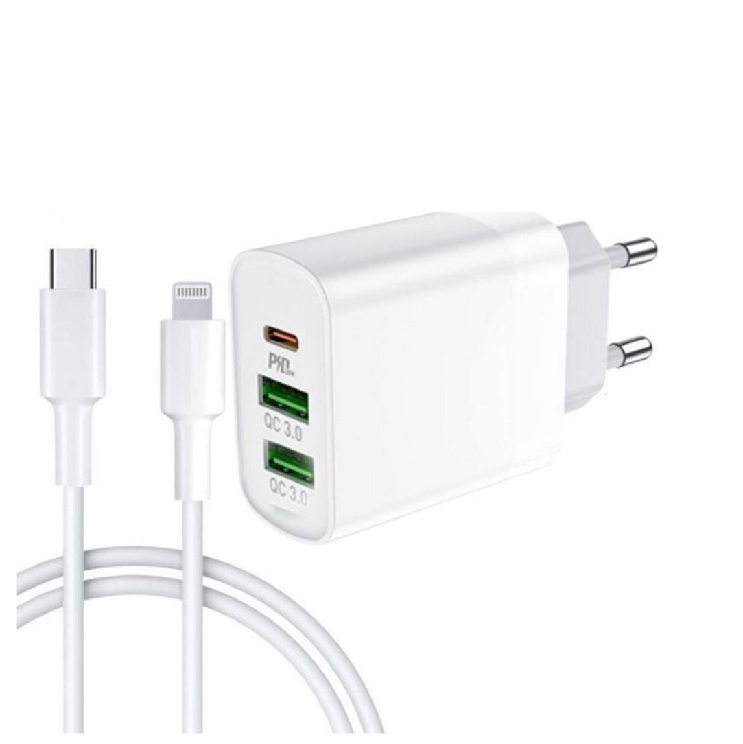Φορτιστής-με-2-Θύρες-USB-και-Type-C-Ios-TREQA-CH-640-2