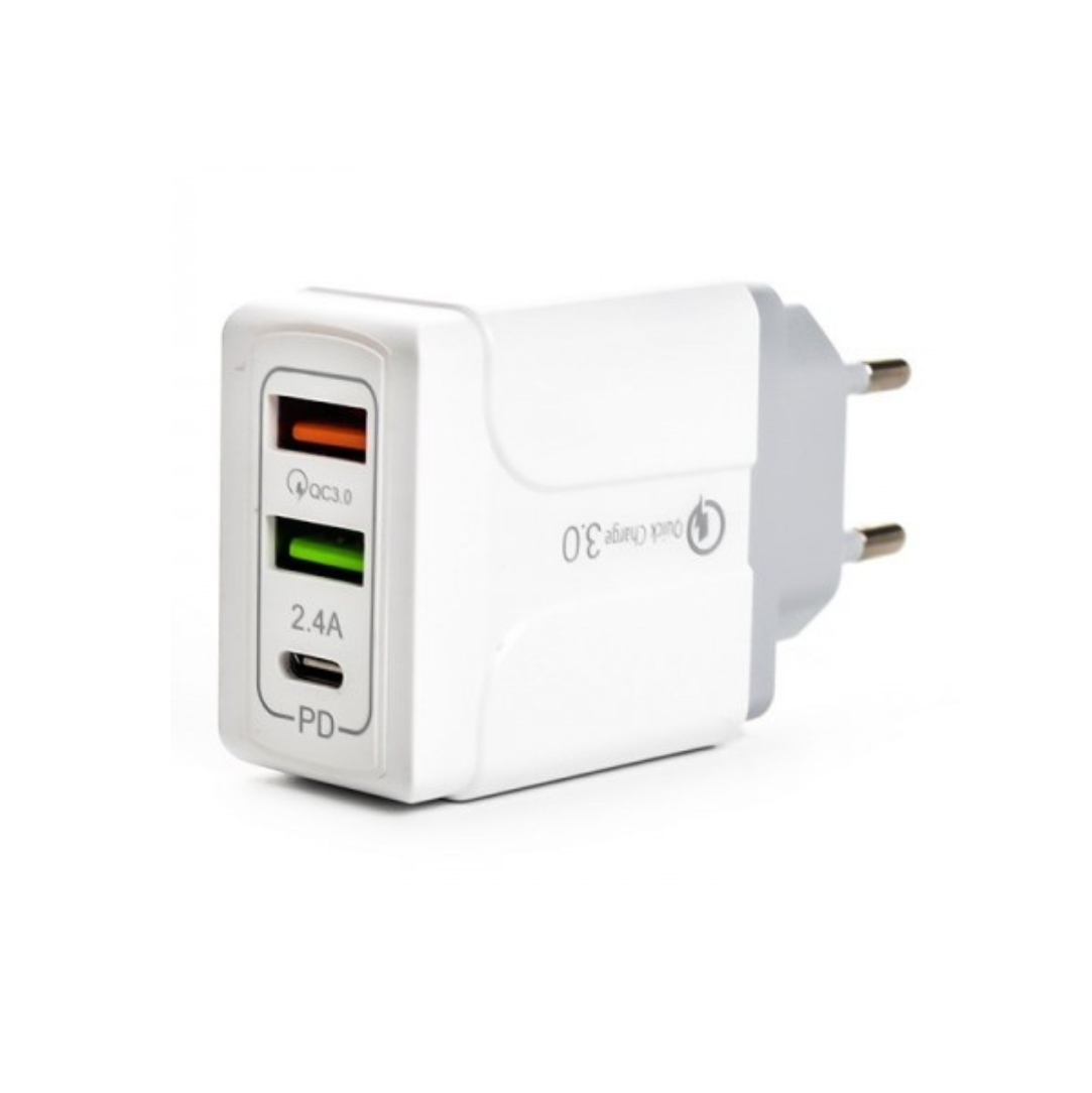 Φορτιστής-με-2-Θύρες-USB-και-Type-C-TREQA-CH-G40-1