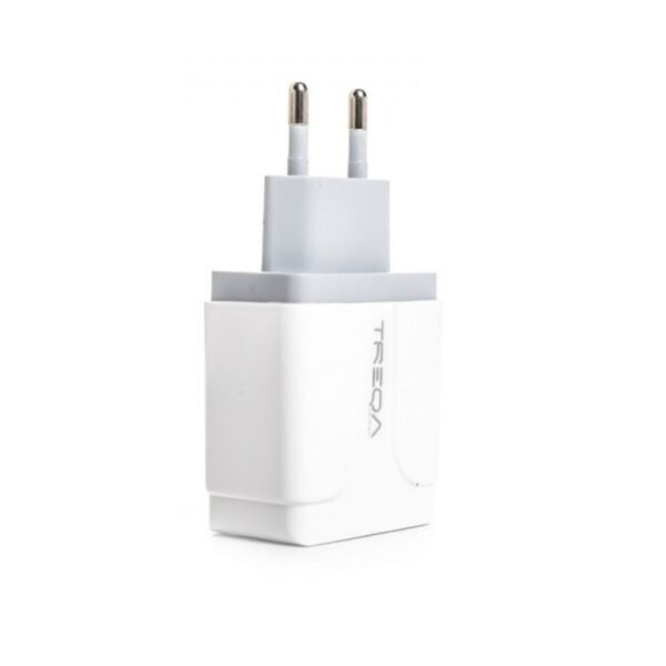 Φορτιστής-με-2-Θύρες-USB-και-Type-C-TREQA-CH-G40