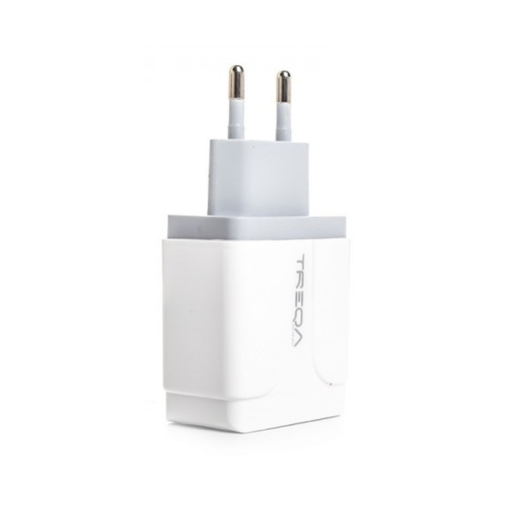 Φορτιστής-με-2-Θύρες-USB-και-Type-C-TREQA-CH-G40