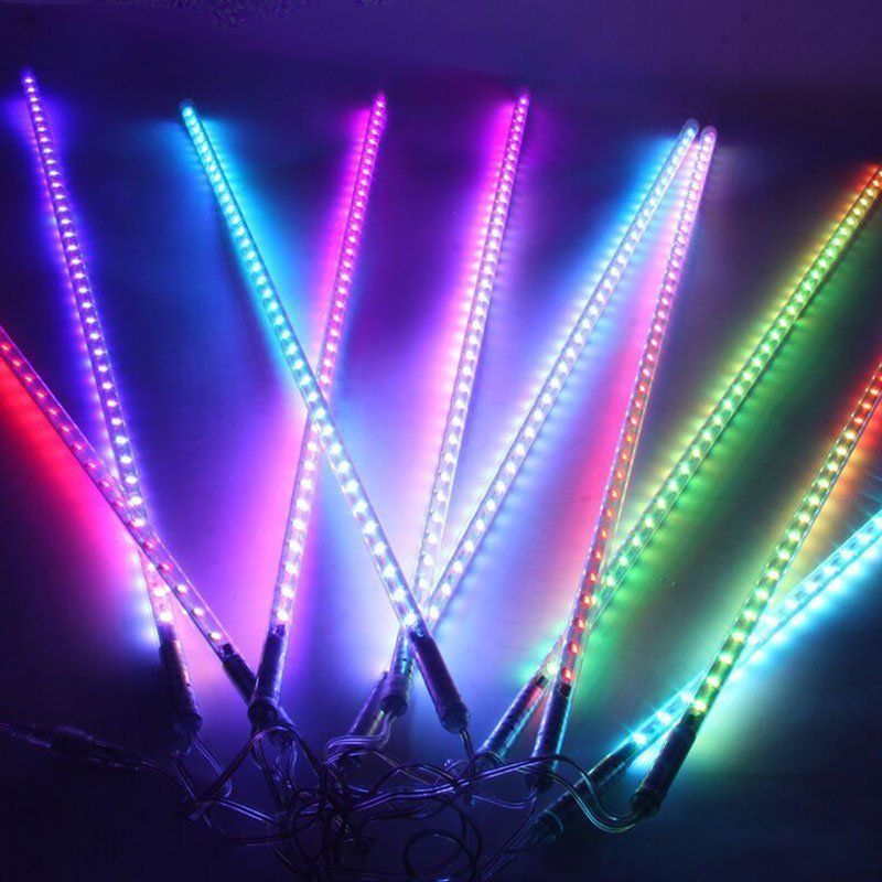 10PCS-Led-String-Light-Meteor-Shower-Rain-Tubes-DC-12V-led-lighting-outdoor-light-string-Waterproof