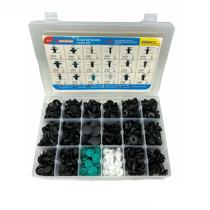 WENGCHANG-W21-PUSH-RETAINER-CLIPS-KIT-299PCS